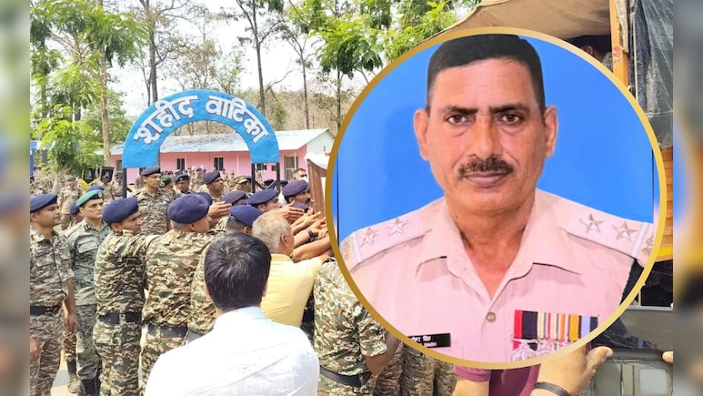छत्तीसगढ़ में राजस्&zwj;थान के CRPF सब-इंस्पेक्टर मोहर सिंह गुर्जर का न&zwj;िधन, चार KM लंबी तिरंगा यात्रा में उमड़ा जनसैलाब