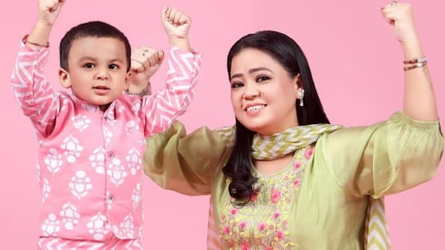Bharti Singh's 3-Year-Old Son Insists On Getting A Pedicure Done From Tejasswi Prakash's Salon
