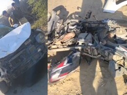 Rajasthan: अनूपगढ़ में दर्दनाक हादसा, कार-बाइक की टक्कर में दादा और पोती की मौत