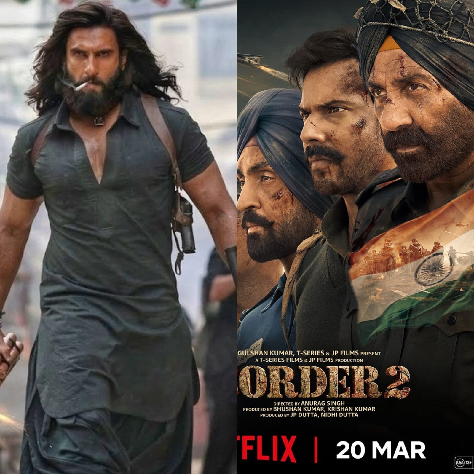 OTT पर धुरंधर से आगे निकली बॉर्डर 2, नेटफ्लिक्स पर देशभक्ति की फिल्मों के जोरदार टक्कर