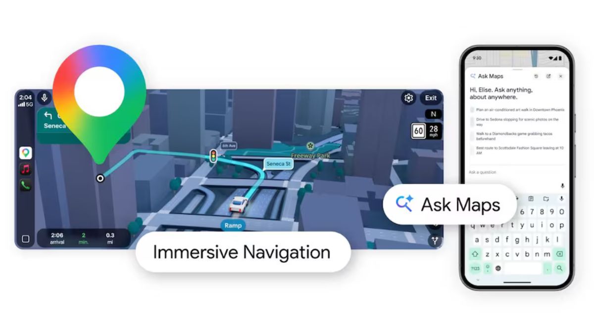 Google Maps erhält neue Gemini-KI: „Ask Maps“ und Immersive Navigation vorgestellt