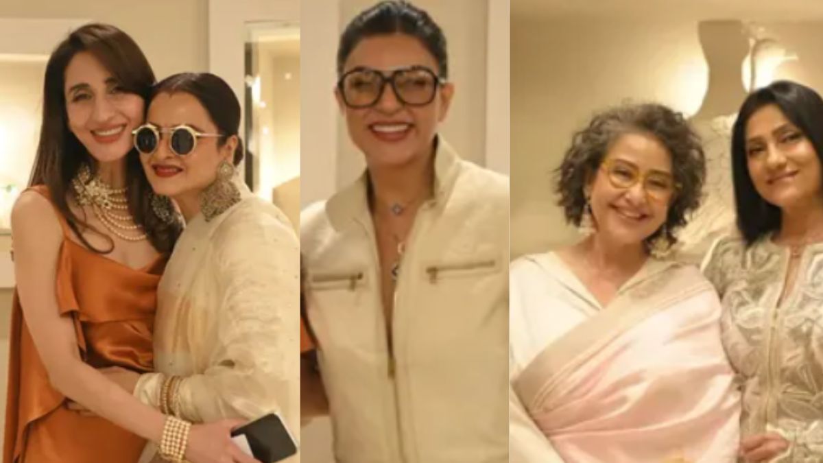 Pics: Rekha, Sushmita Sen, Manisha Koirala At Farah Khan Ali's Starry Store Launch