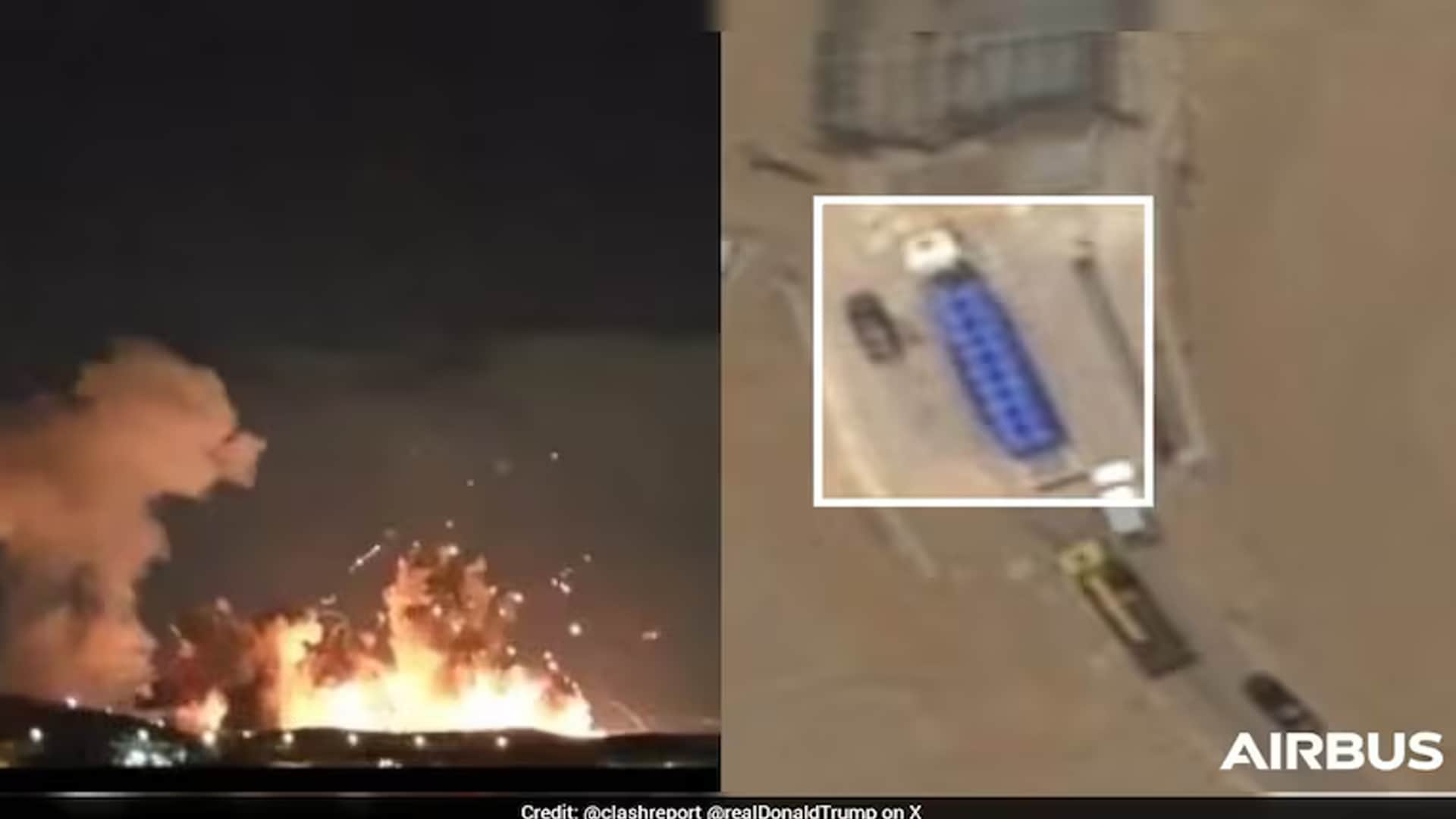 US Hits Iran's Isfahan with 900-kg Bunker Buster, Trump Shares Blast Video