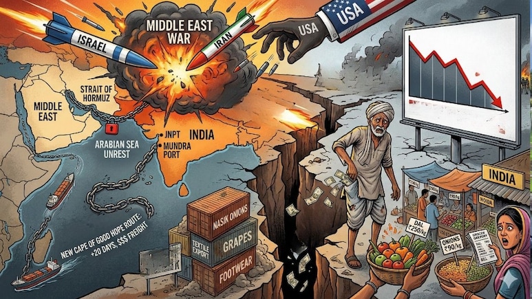 मिडिल ईस्&zwj;ट की जंग का थाली कनेक्&zwj;शन: फल-सब्जियों से दाल और तेल तक, कहां क्&zwj;या हो सकता है महंगा?