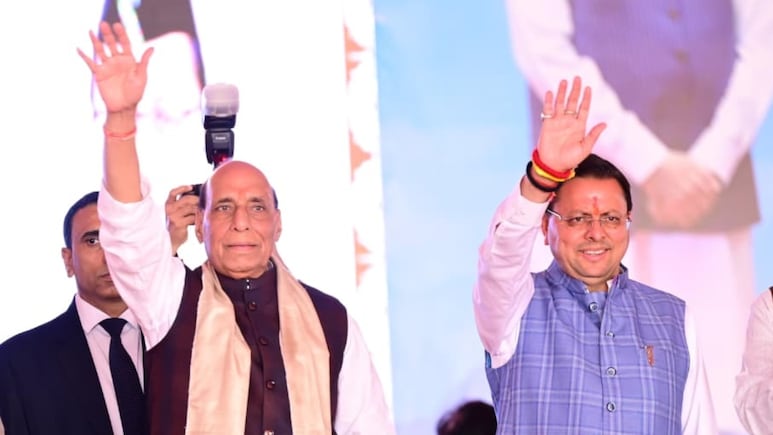 Uttarakhand: &lsquo;धाकड़&rsquo; से &lsquo;धुरंधर&rsquo; बने CM धामी, राजनाथ बोले- 2027 में लगेगा जीत का सिक्सर, उपनाम की कहानी क्या?
