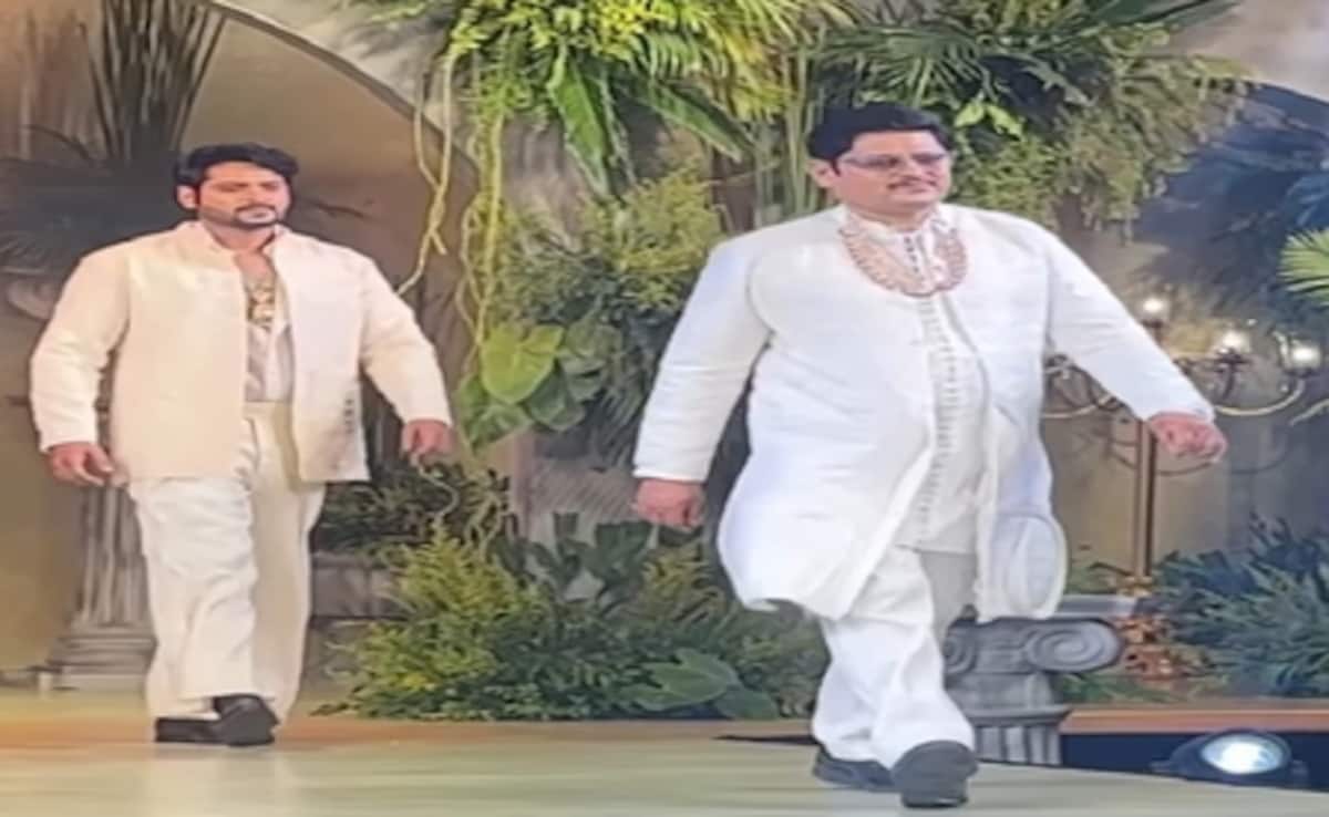 भाबीजी घर पर हैं के तिवारी जी का बदला अवतार, रैंप पर उतरे अंगूरी भाभी के पति, लोग बोले- गोरी मेम ने किया मेकओवर