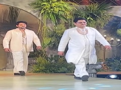 भाबीजी घर पर हैं के तिवारी जी का बदला अवतार, रैंप पर उतरे अंगूरी भाभी के पति, लोग बोले- गोरी मेम ने किया मेकओवर