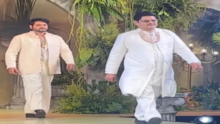 भाबीजी घर पर हैं के तिवारी जी का बदला अवतार, रैंप पर उतरे अंगूरी भाभी के पति, लोग बोले- गोरी मेम ने किया मेकओवर