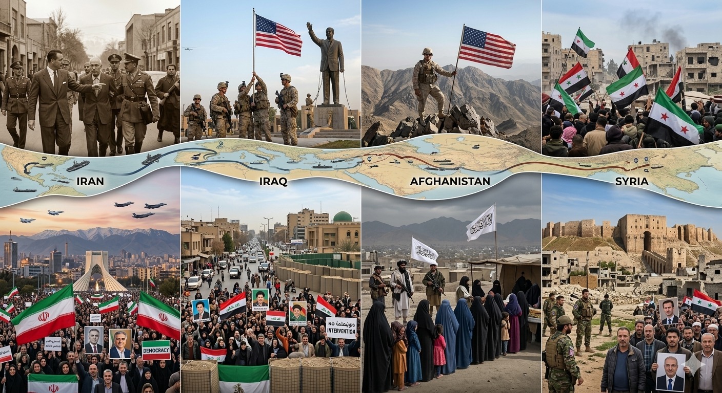 इराक, अफगानिस्तान, सीरिया... तख्तापलट की लंबी है फेहरिस्त, क्या ईरान में भी कामयाब होगा अमेरिका?