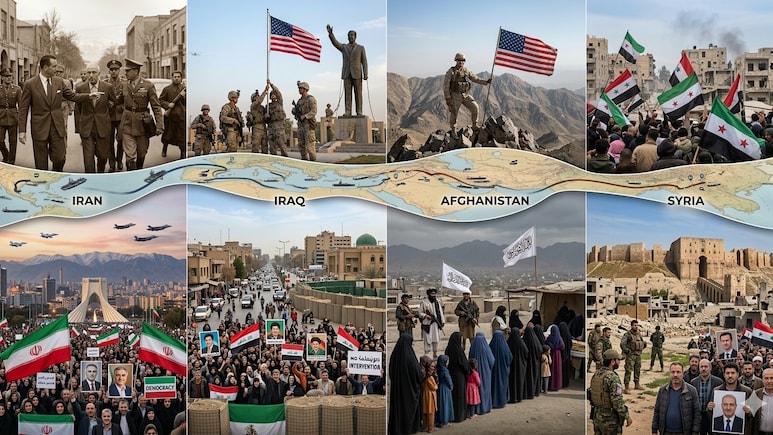 इराक, अफगानिस्तान, सीरिया...  तख्तापलट की लंबी है फेहरिस्त, क्या ईरान में कामयाब होगा अमेरिका