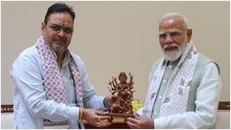 PM मोदी को भेंट की गई मां दुर्गा की मूर्ति का 11 नेशनल अवार्ड से है खास कनेक्शन, CM भजनलाल ने नवरात्रि में दी विशेष भेंट