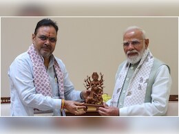 PM मोदी को भेंट की गई मां दुर्गा की मूर्ति का 11 नेशनल अवार्ड से है खास कनेक्शन, CM भजनलाल ने नवरात्रि में दी विशेष भेंट