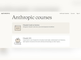 Anthropic Launches Free AI Learning Platform With Courses On Claude, AI Fluency And Developer Tools
