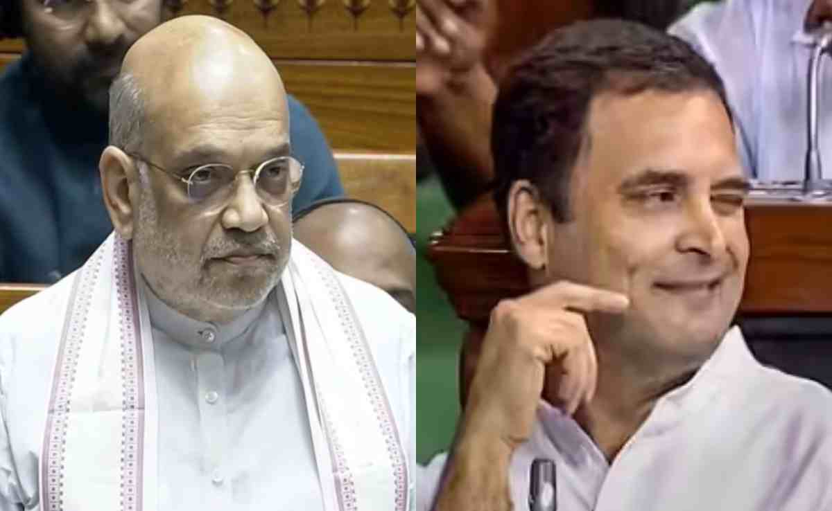 'कभी आंख मारते हैं, कभी फ्लाइंग किस करते हैं...' : अमित शाह ने संसद में राहुल गांधी पर साधा बड़ा निशाना