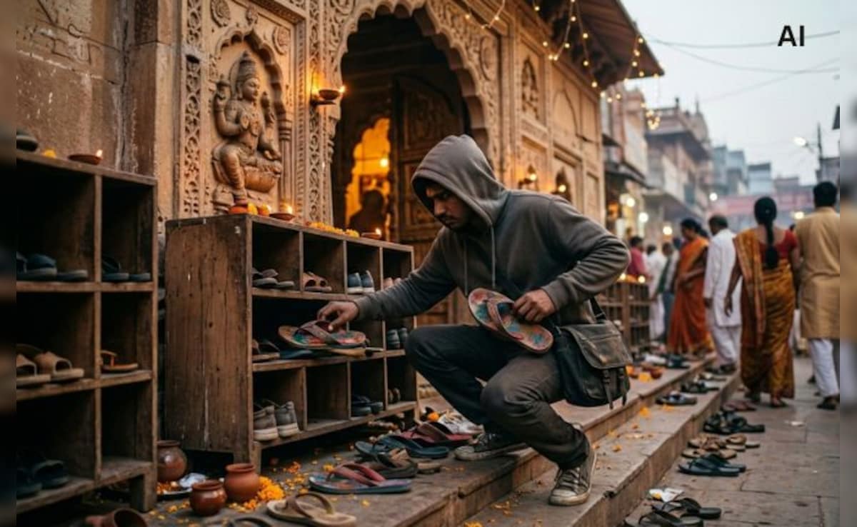 मंदिर में नायब तहसीलदार की चप्पल चोरी, फुटेज खंगाले… अब एसपी को लिखा पत्र- 'केस दर्ज करें'