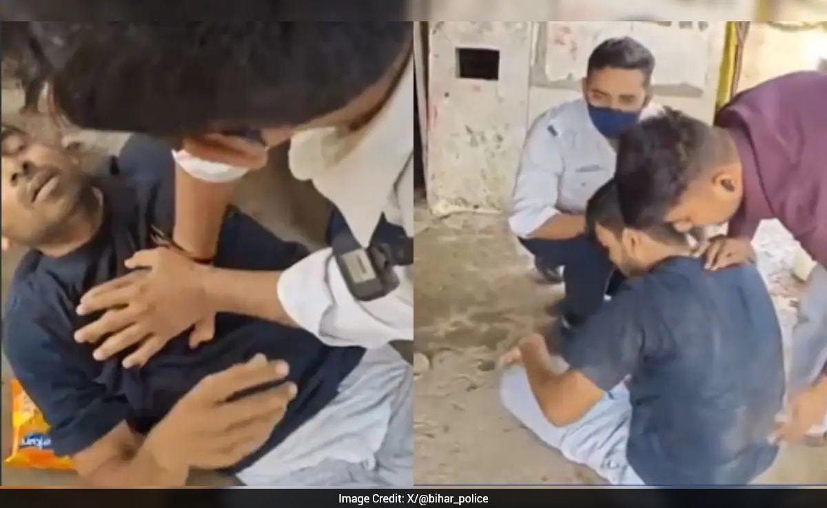 Bihar Constable Revives CISF Jawan With Timely CPR; Video Goes Viral