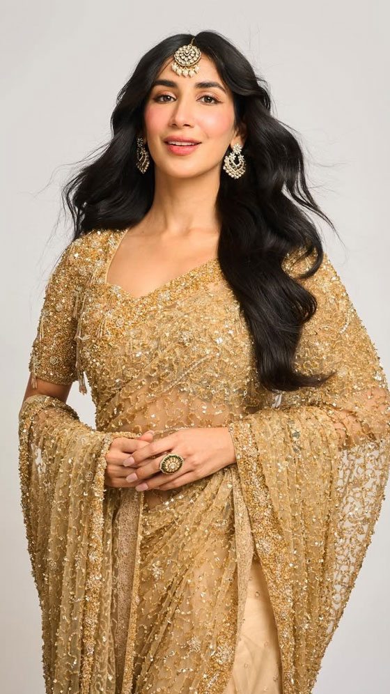 Parul Gulati Serves Luxe Golden Energy