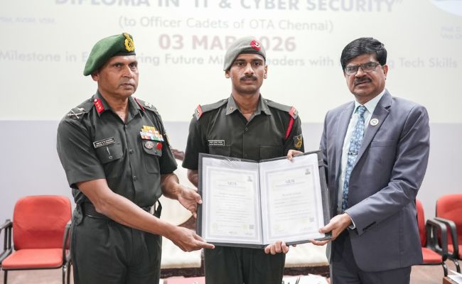 First Batch Of 350 Students Awarded SRMIST And OTA's Diploma In IT & Cyber Security