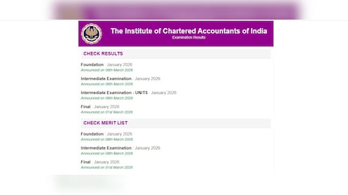 ICAI CA 2026 Results Out: Foundation And Inter Scorecards Available