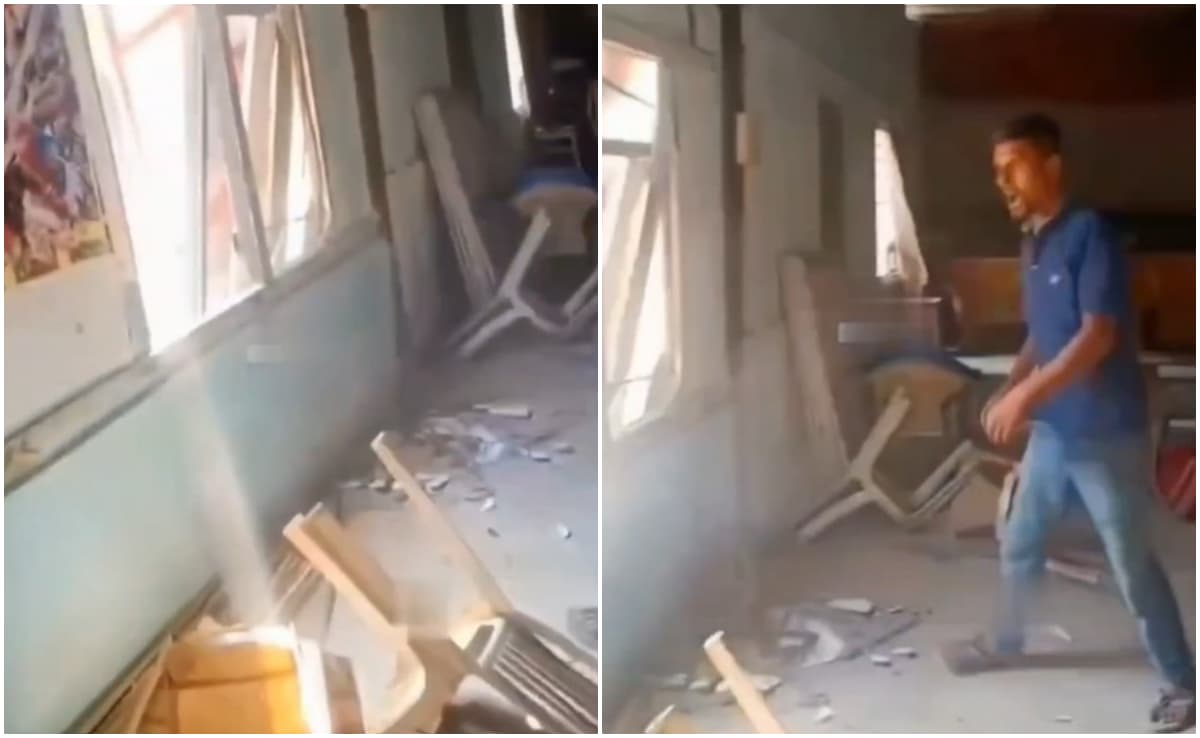असम चुनाव: कांग्रेस कार्यकर्ताओं का अपने ही दफ्तर में हंगामा, जुबीन गर्ग की तस्वीर को मारी लात, जमकर तोड़फोड़