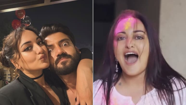 Holi Prank: होली से दो दिन पहले सोनाक्षी सिन्हा- जहीर इकबाल ने मनाई होली, प्रैंक पर पति के पीछे मारने भागीं शत्रुघ्न सिन्हा की बेटी