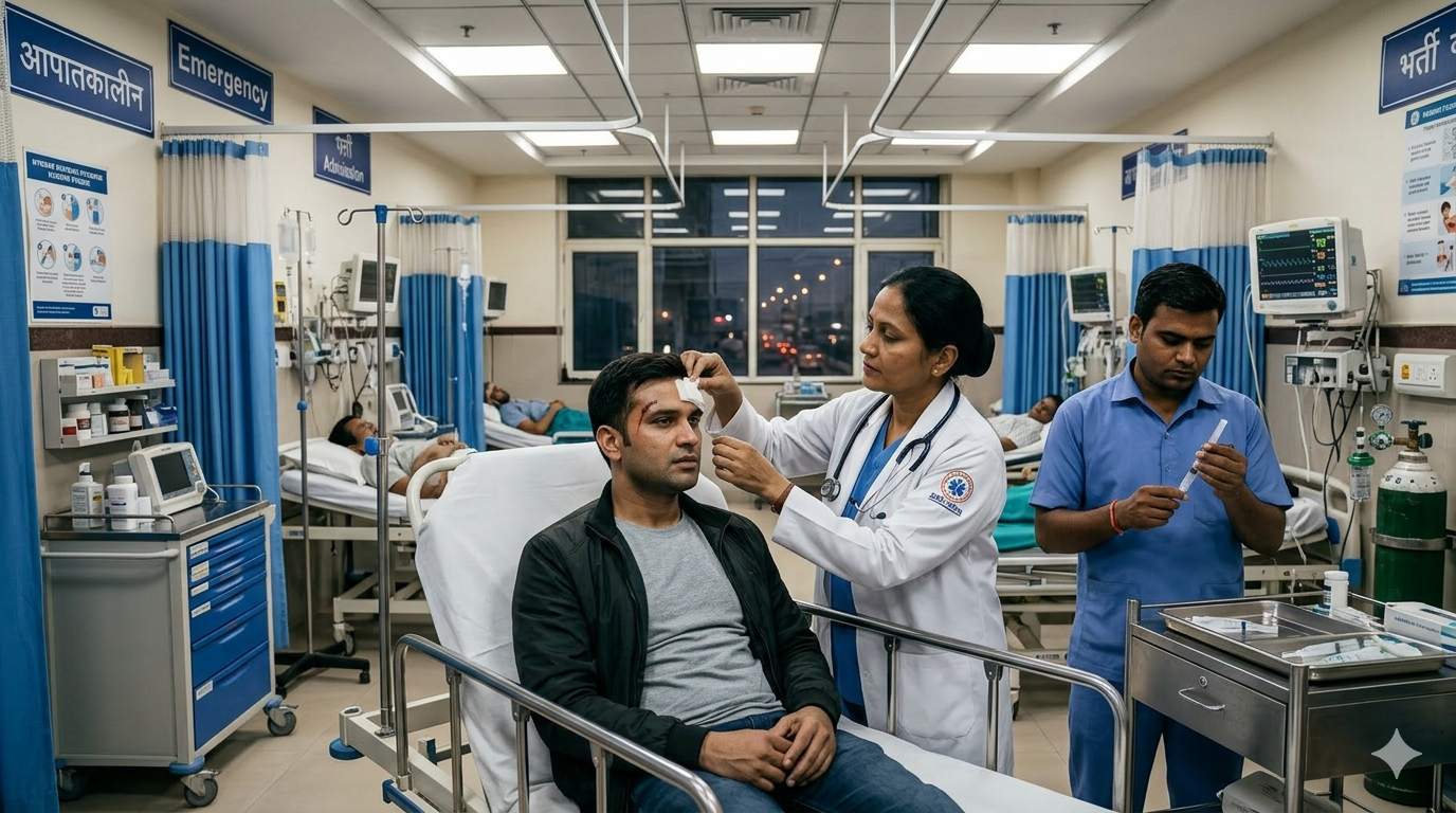 Once the patient is stable, doctors quickly assess brain function