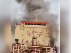 Iran Targets 6th Ship In Hormuz Strait, Video Shows Billowing Smoke