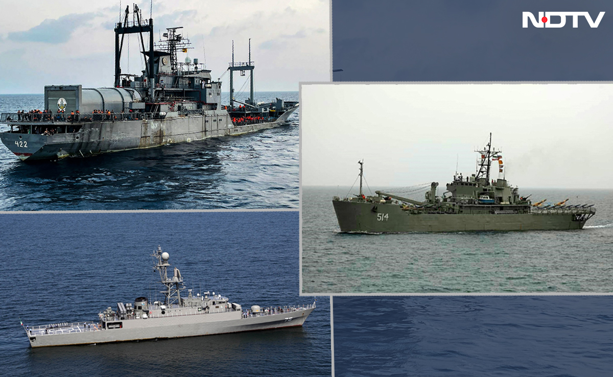 Story Of 3 Iranian Ships In Indian Ocean: 1 Sank, 2 Docked
