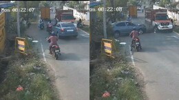 On Camera, Speeding Car Rams Man And Daughter On Scooter In Coimbatore