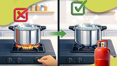 LPG की कमी के बीच Indian Oil ने बताया खाना पकाने का सही तरीका, खूब चलेगा रसोई में लगा सिलेंडर