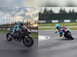 Six-Year Old Rides Kawasaki H2R, BMW M1000RR Superbikes: Video