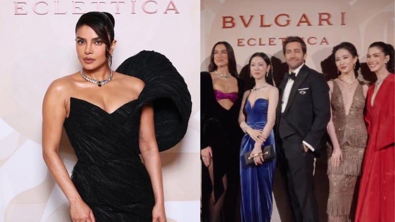 Priyanka Chopra Steals The Show At Bvlgari Event In Milan With Anne Hathaway And Dua Lipa