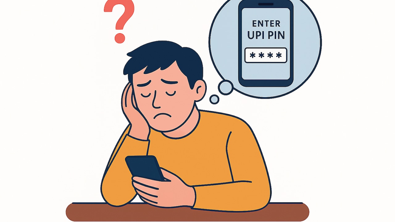 Resetting a forgotten UPI PIN takes only a few steps.