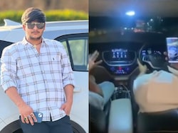 120 kmph In Hyundai Verna At Night, Shooting Speeding Reels. 2 Die In Crash