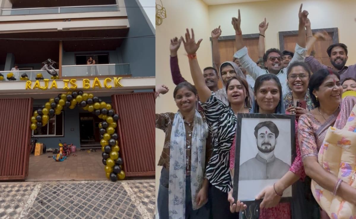 RAJA IS BACK: इंदौर रघुवंशी परिवार ने ऐसे किया 'छोटे राजा' का वेलकम, देवर की फोटो थामे दिखीं भाभी और खिलखिलाते चहरे