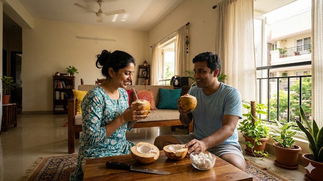Coconut water is rich in electrolytes like potassium, sodium, and magnesium