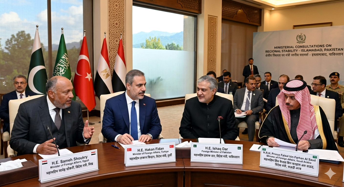 ईरान युद्ध के बीच इस्लामाबाद में बड़ी कूटनीतिक हलचल, सऊदी, तुर्की और मिस्र के विदेश मंत्री पहुंच रहे पाकिस्तान