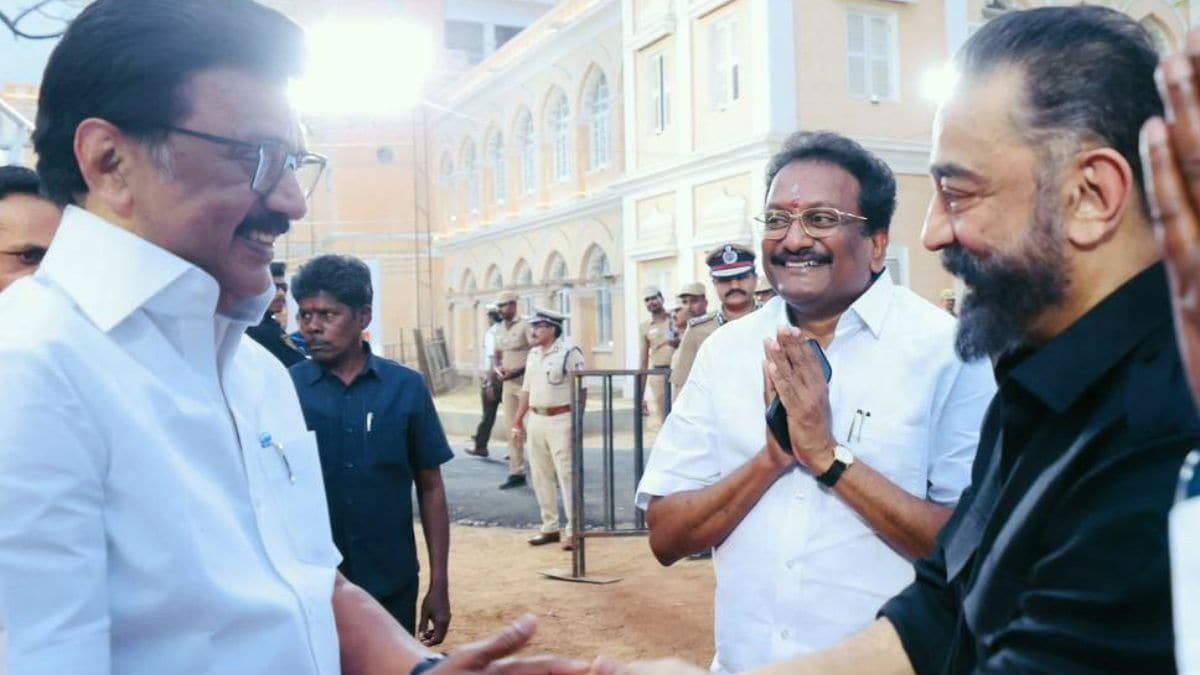 एमके स्टालिन और कमल हासन.