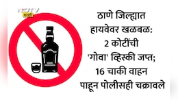 Thane News: मुंबई-नाशिक हायवेवर मोठी कारवाई! तब्बल 2,364 बॉक्स दारू सापडली; 2,00,30,800 कोटी रुपयांचा मुद्देमाल जप्त