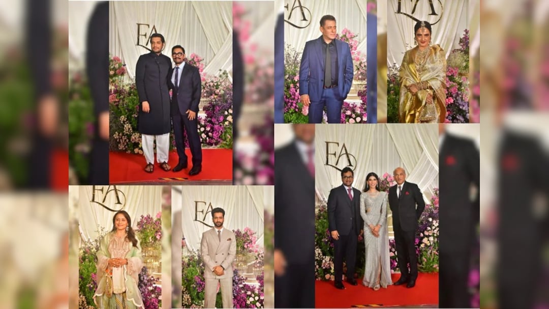 Salman Khan, Rekha, Aamir Khan Attend Sooraj Barjatya's Daughter Eesha's Grand Wedding Reception