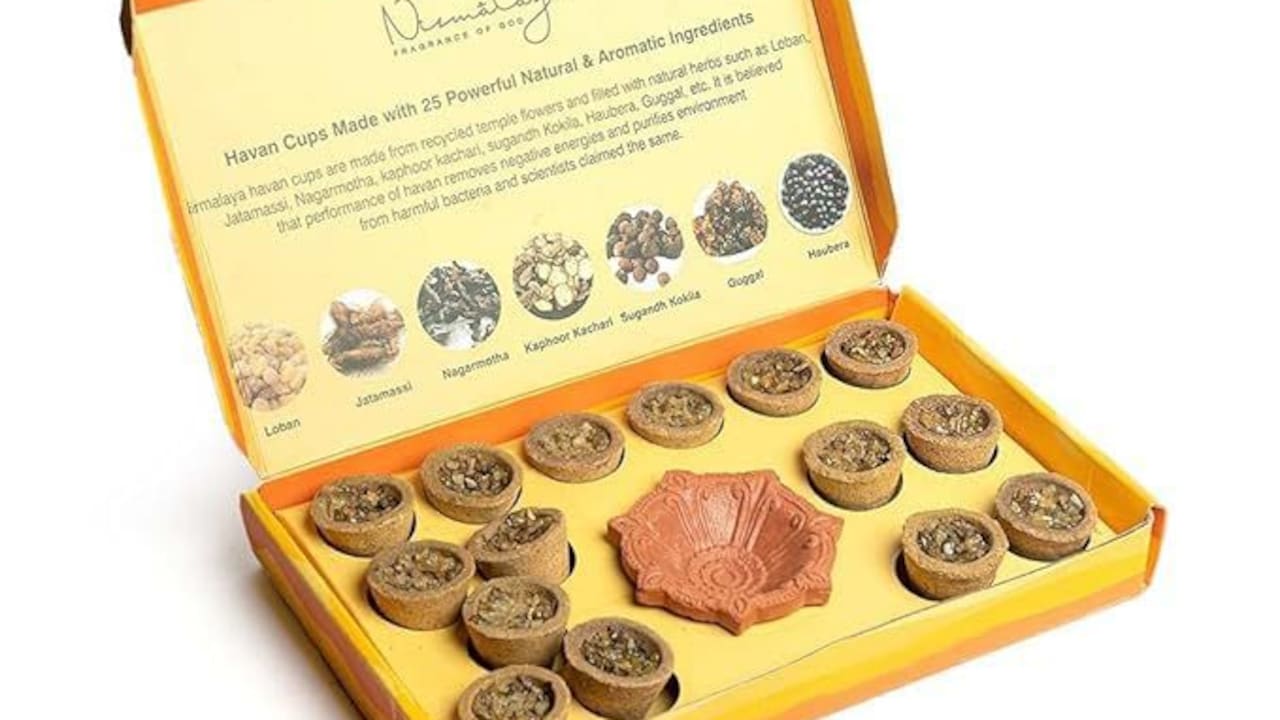 Eco-friendly organic dhoop and sambrani sets for a sustainable celebration during Chaitra Navratri