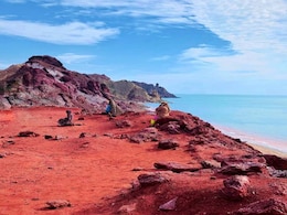 In Strait Of Hormuz, Iran Has An Island With Red Sand That You Can Eat