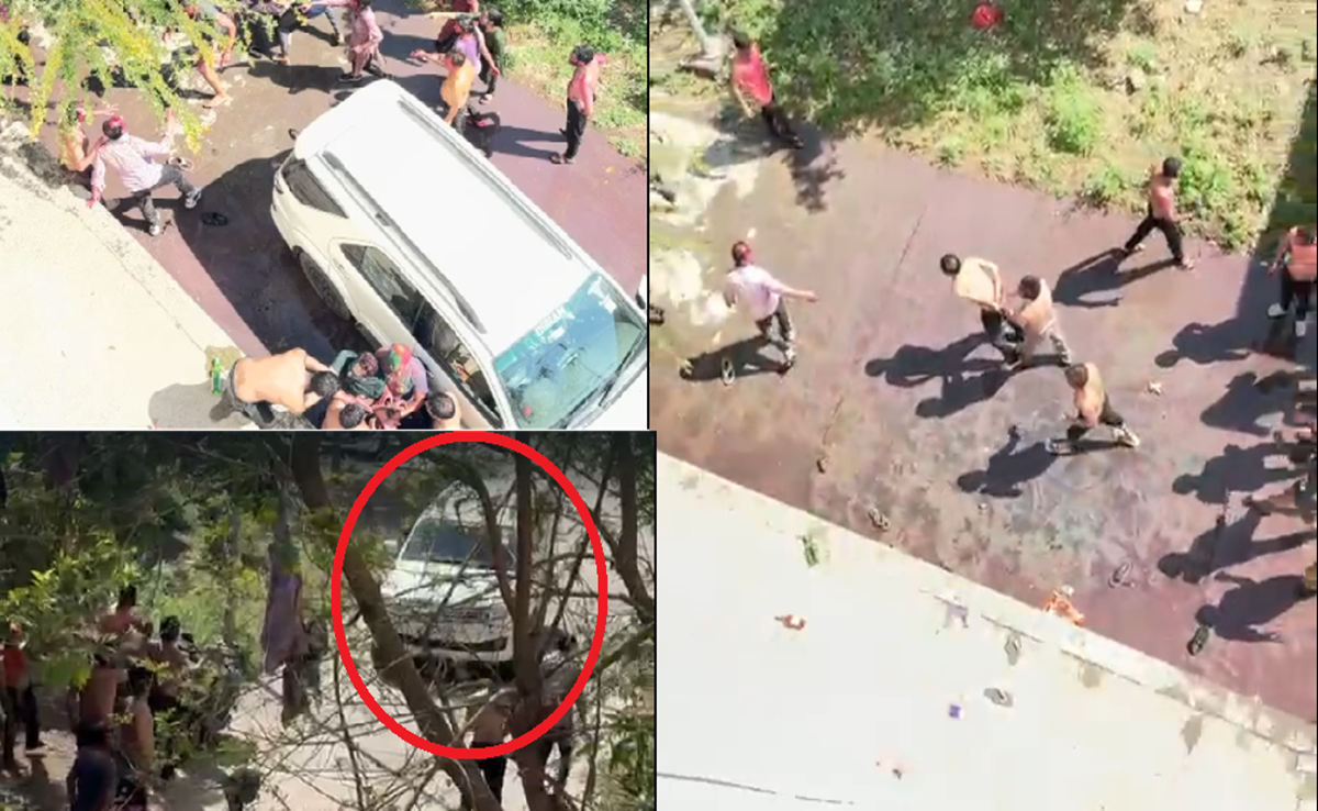 Viral Video: रतलाम मेडिकल कॉलेज में फिर विवाद, स्टूडेंट्स को कार से कुचलने की कोशिश का आरोप