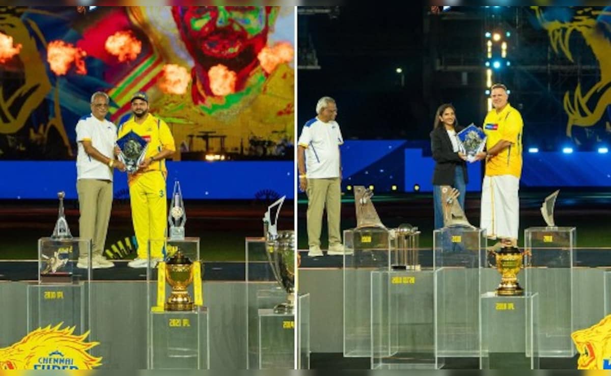 ROAR 2026: सीएसके ने सुरेश रैना और मैथ्यू हेडन को दिया खास सम्मान, माही बस मुस्कुराते रहे
