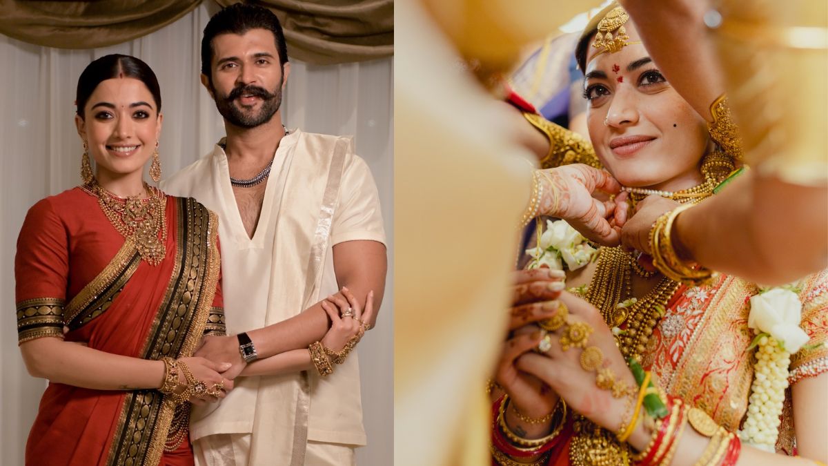 Goddess Lakshmi Motif, Serpent Detailing: How Rashmika Mandanna's Gold Mangalsutra Was A "Surprise" For Vijay Deverakonda