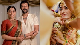 Goddess Lakshmi Motif, Serpent Detailing: How Rashmika Mandanna's Gold Mangalsutra Was A "Surprise" For Vijay Deverakonda