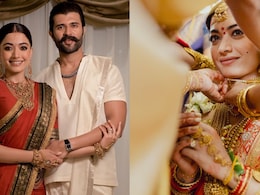 Goddess Lakshmi Motif, Serpent Detailing: How Rashmika Mandanna's Gold Mangalsutra Was A "Surprise" For Vijay Deverakonda