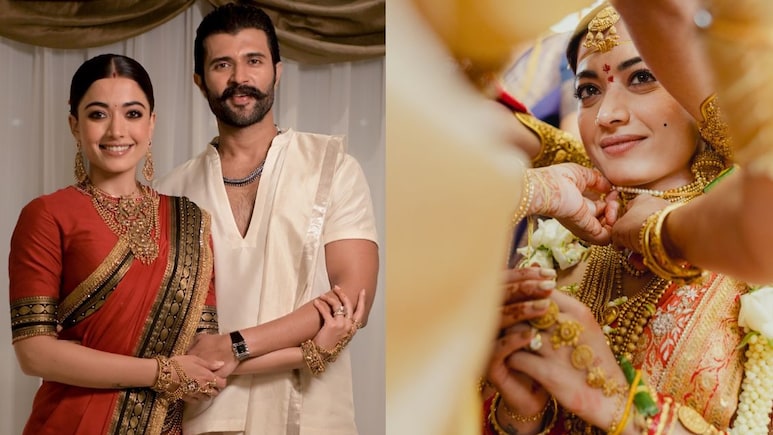 Goddess Lakshmi Motif, Serpent Detailing: How Rashmika Mandanna's Gold Mangalsutra Was A "Surprise" For Vijay Deverakonda