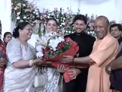 Watch: Uttar Pradesh CM Yogi Adityanath Attends Kuldeep Yadav's Wedding Reception In Lucknow