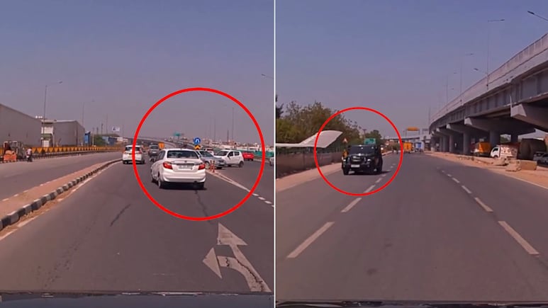 Video: Crash Caught On Dashcam Near Delhi, Many Drive On Wrong Side